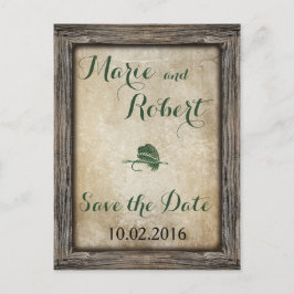 Gevist Lure Bruiloft Save the Date Briefkaart
