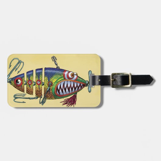 Gevist Lure Travel Bagagelabel (Voorkant horizontaal)
