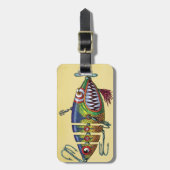 Gevist Lure Travel Bagagelabel (Voorkant verticaal)