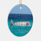 Gevist Lure "Weer een goed jaar van Gevist" Keramisch Ornament (Rechts)