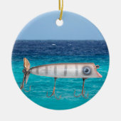 Gevist Lure "Weer een goed jaar van Gevist" Keramisch Ornament (Voorkant)