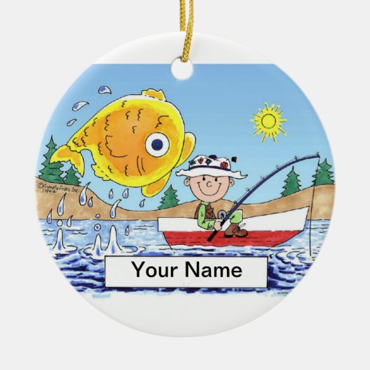 Gevist - Mannelijk Keramisch Ornament (Voorkant)