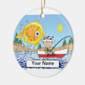 Gevist - Mannelijk Keramisch Ornament (Links)