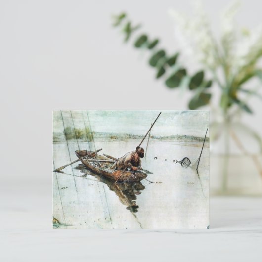 Gevist met de Nets 1905 Briefkaart (Staand voorkant)