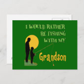 Gevist met kleinzoon briefkaart (Voorkant / Achterkant)