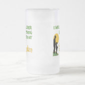 Gevist met kleinzoon matglas bierpul (Center)