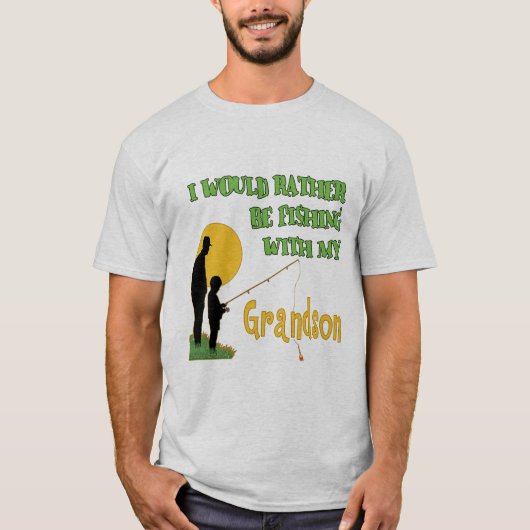 Gevist met kleinzoon t-shirt (Voorkant)