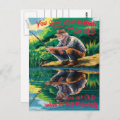 Gevist met leeftijd briefkaart (Voorkant / Achterkant)