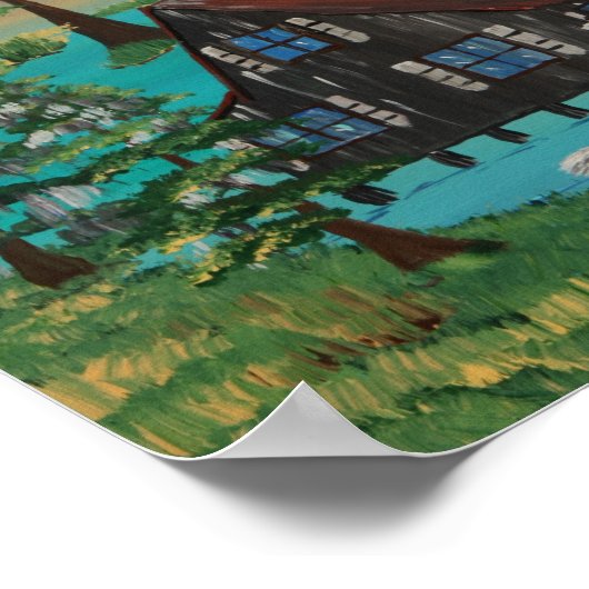 Gevist met Maw Poster (Hoek)