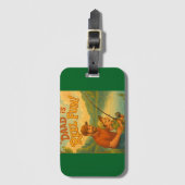 Gevist met papa is echt leuk! bagagelabel (Voorkant (verticaal))