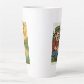 Gevist met papa is echt leuk! latte mok (Voorkant)