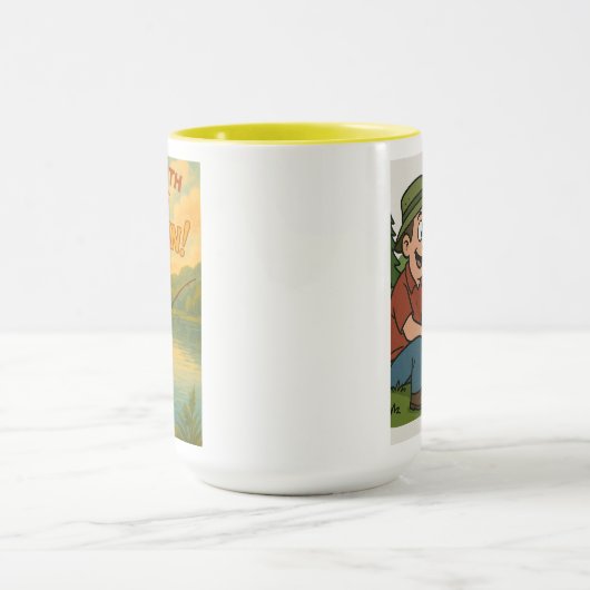 Gevist met papa is echt leuk! mok (Midden)