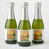 Gevist met papa is echt leuk! sparkling wijnetiket (Flessen)