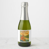 Gevist met papa is echt leuk! sparkling wijnetiket (Voorkant)