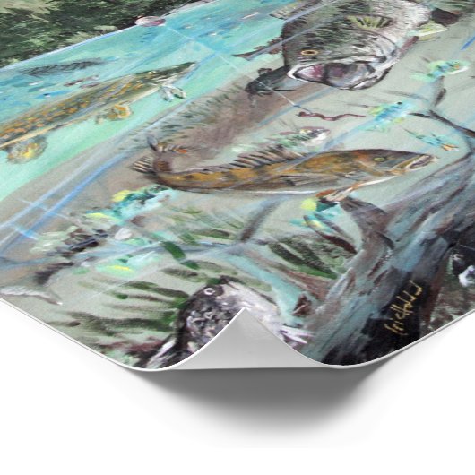 Gevist met papa poster (Hoek)