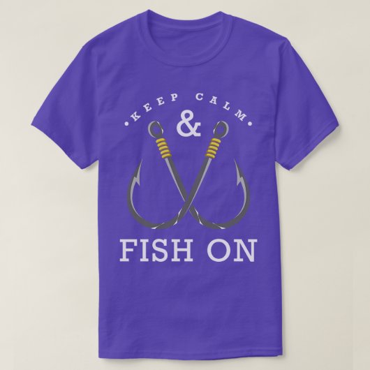 Gevist met vishaak t-shirt (Design voorkant)