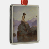 Gevist Metalen Ornament (Rechts)