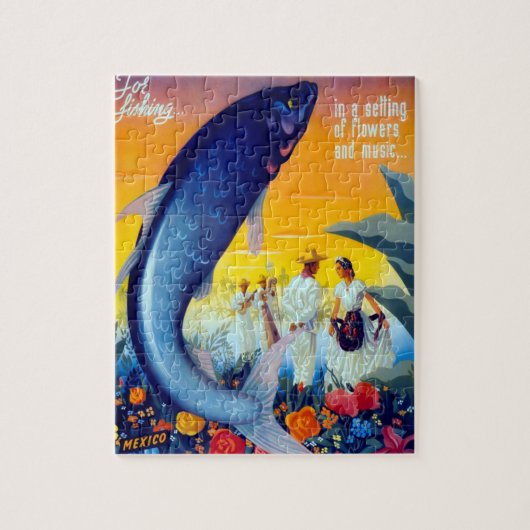  Gevist Mexicaans reistoerisme Vera Cruz Legpuzzel (Verticaal)