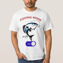 Gevist modus geactiveerd - Funny Fisherman Design