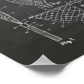 Gevist Net 1953 Patent Art Chalkboard Poster (Hoek)