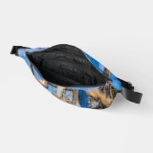 Gevist netten die op het strand drogen heuptasje (Open)