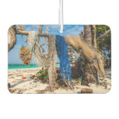 Gevist netten die op het strand drogen luchtverfrisser (Voorkant)