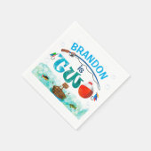 Gevist O-vis-ally 2e verjaardagsfeestje Servet (Hoek)