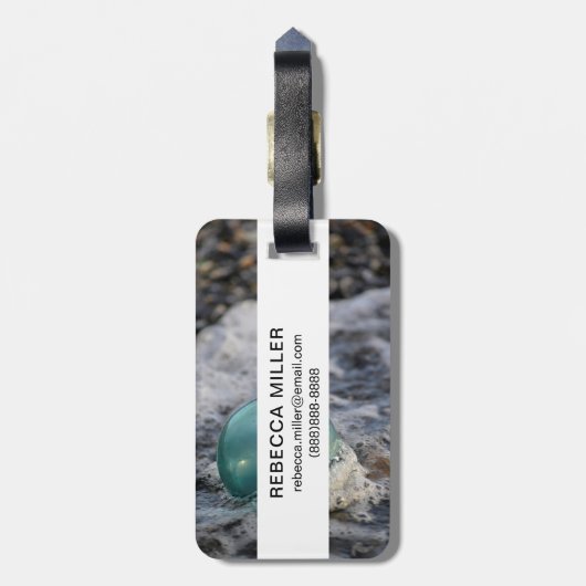 Gevist, omringd door Surf Bagagelabel (Achterkant verticaal)