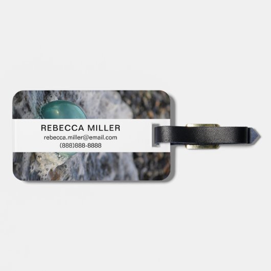 Gevist, omringd door Surf Bagagelabel (Achterkant horizontaal)