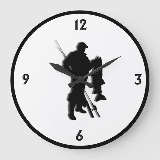 Gevist ontwerp grote klok (Voorkant)