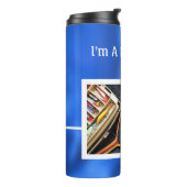 Gevist ontwerp van Rod-Net-Lures personaliseren Na Thermosbeker (Gedraaid links)