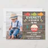 Gevist op de grote verjaardagsuitnodiging kaart (Voorkant)