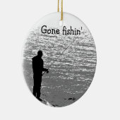 Gevist op het meer keramisch ornament (Rechts)