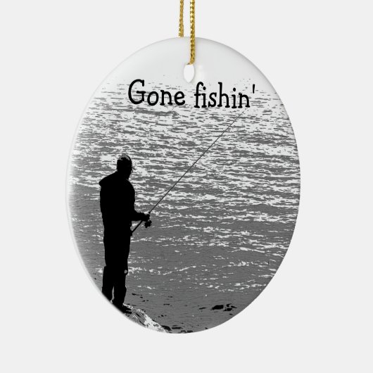 Gevist op het meer keramisch ornament (Rechts)