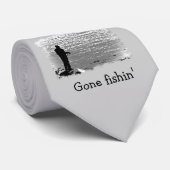 Gevist op het meer stropdas (Opgerold)