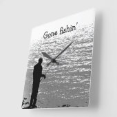 Gevist op het meer vierkante klok (Hoek)