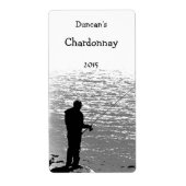 Gevist op het Wijnlabel van het meer Etiket (Voorkant)