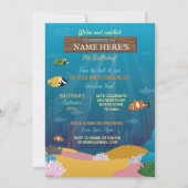 Gevist op het Zee van het Birthday Reel Rod Kaart (Voorkant)