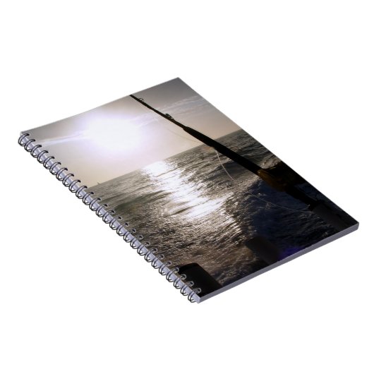 Gevist op Sunset Notebook Notitieboek (Rechterzijde)