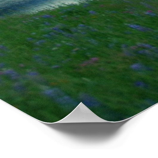 Gevist op Sunset Poster (Hoek)