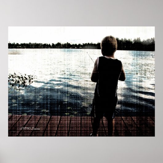 Gevist op zonsondergang poster (Voorkant)