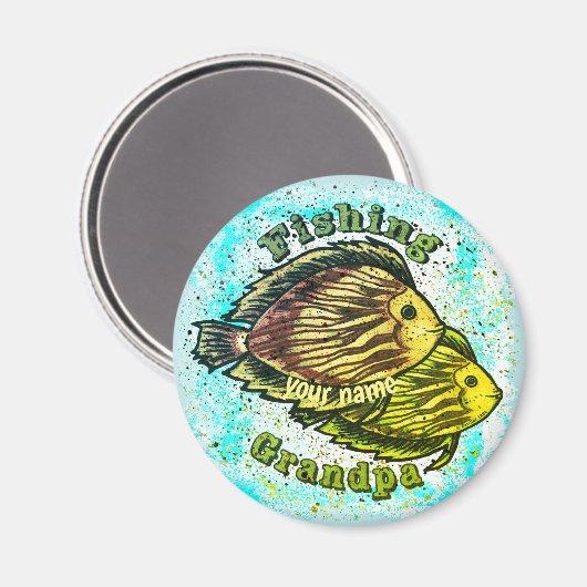 Gevist Opa-magneet Magneet (Voorkant / Achterkant)