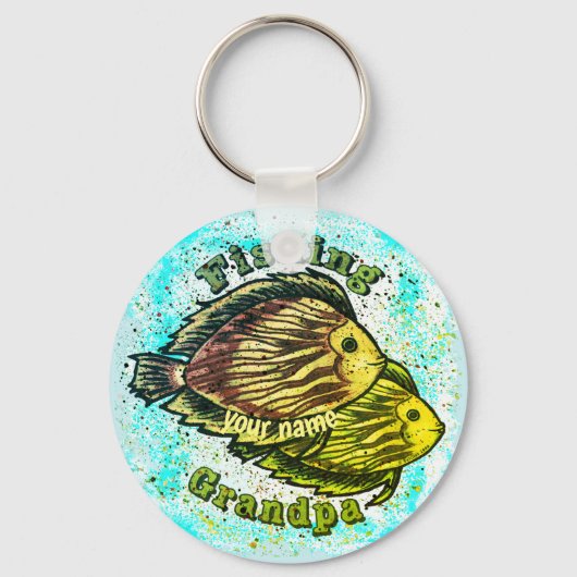 Gevist opa sleutelhanger (Voorkant)