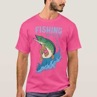 Gevist papa Verjaardag Visser Opa Vissen Tou T-shirt