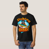 Gevist papa vis graffiti t-shirt (Voorkant volledig)