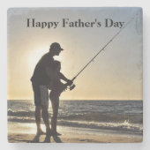 Gevist papa zandsteen Onderzetter (Voorkant)