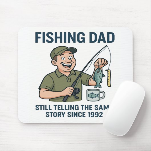 Gevist papa – Zelfde verhaal sinds 1992 Muismat (Met muis)