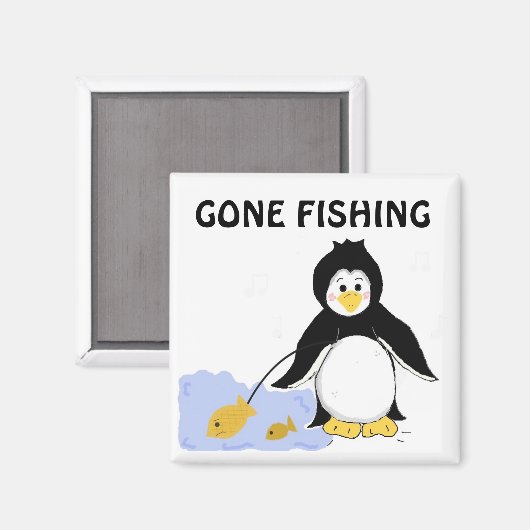 Gevist Penguin Magneet (Voorkant / Achterkant)