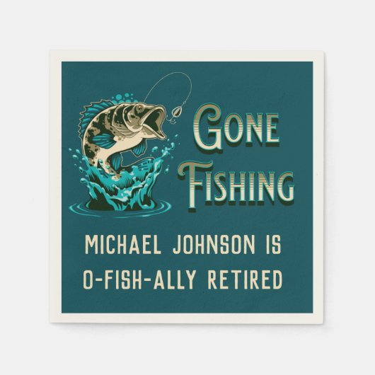 Gevist Pensioenpartij - Gone Gevist Servet (Voorkant)