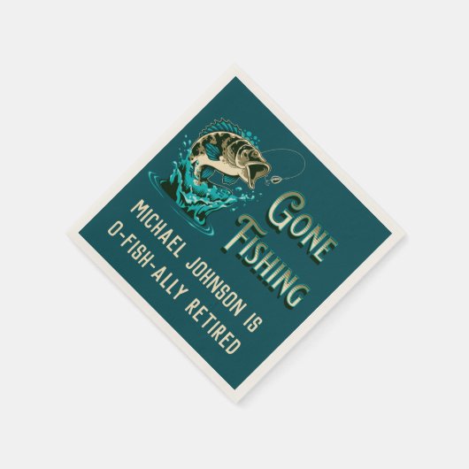 Gevist Pensioenpartij - Gone Gevist Servet (Hoek)